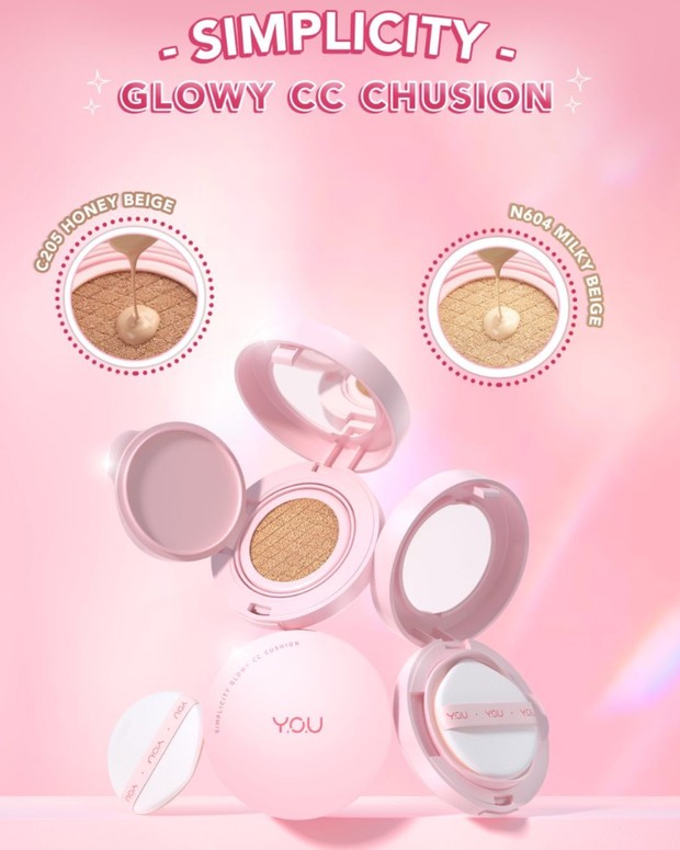 Y.O.U Simplicity Glowy CC Cushion. Foto: instagram.com/youbeauty_idn Y.O.U Simplicity Glowy CC Cushion. Foto: instagram.com/youbeauty_idn