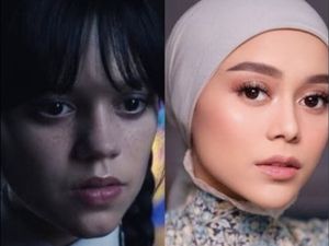 Potret Jenna Ortega Wednesday dan Lesti Kejora Bak Pinang Dibelah Dua