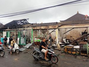 6 Toko di Mengwi Hangus, Pemilik Sempat Dengar Suara Benda Terbakar