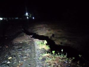 Baru Diperbaiki, Jalan Penghubung Antardesa di Luwu Putus Lagi Imbas Longsor