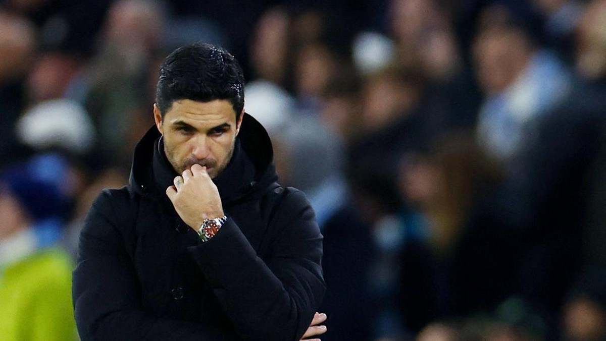 Mikel Arteta no comment soal spekulasi transfer Moises Caicedo (REUTERS/MOLLY DARLINGTON)