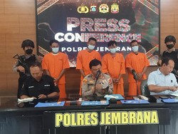 Polres Jembrana Bekuk 4 Tersangka Narkoba, Ada Nelayan Nyambi Pengedar