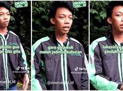 Ngeri! Antar Pecel Lele, Pengemudi Ojol Ini Nyasar Masuk Kuburan