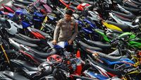 Polresta Padang Amankan 100 Motor Berknalpot Brong