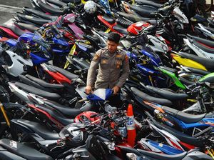 Polresta Padang Amankan 100 Motor Berknalpot Brong