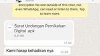 Terlanjur Klik Apk Undangan Pernikahan, Lakukan 5 Langkah Berikut