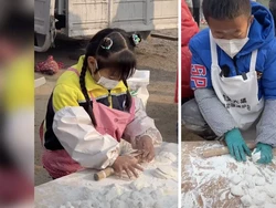 Anak-anak Ini Pilih Buat Pangsit untuk Bantu Orangtua daripada Bermain