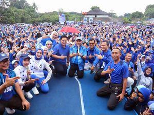 Erick Thohir Hadiri Senam Sehat PAN di Depok