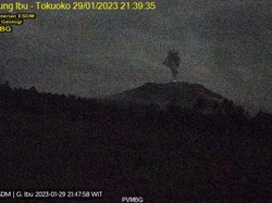 Erupsi Gunung Ibu di Maluku Utara, Warga Diimbau Menjauh