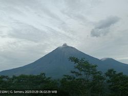 Gunung Semeru Tercatat Erupsi Dua Kali Pagi Ini, Ini Rinciannya