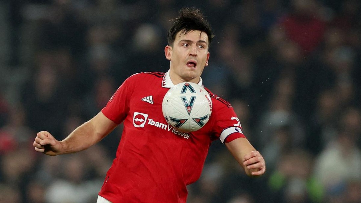 Harry Maguire mau berjuang di Manchester United. (Foto: REUTERS/PHIL NOBLE)