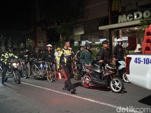 Razia Knalpot Brong di Kota Kediri, 30 Motor-Pengendara Diamankan Razia Knalpot Brong di Kota Kediri, 30 Motor-Pengendara Diamankan