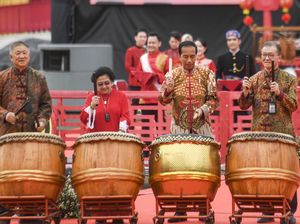 Jokowi-Megawati Hadiri Perayaan Imlek Nasional 2023