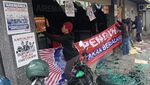 Aksi Tragedi Kanjuruhan di Kantor Arema FC Berakhir Ricuh