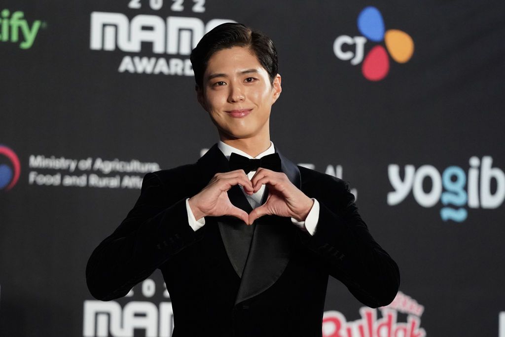 SEOUL, SOUTH KOREA - JANUARY 12: South Korean actor Park Bo-Gum attends the 'Phantom' VIP Screening at Yongsan CGV on January 12, 2023 in Seoul, South Korea. The film will open on January 18, 2023 in South Korea. (Photo by Han Myung-Gu/WireImage)
