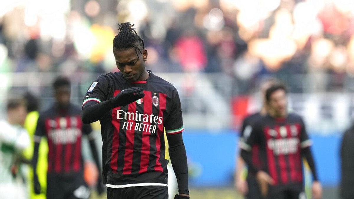 prioritas Rafael Leao bertahan di AC Milan (Foto: AP/Antonio Calanni)