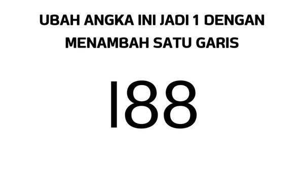 Hanya IQ Tinggi yang Bisa Pecahkan Teka-teki Garis, Berani Jawab Semua?