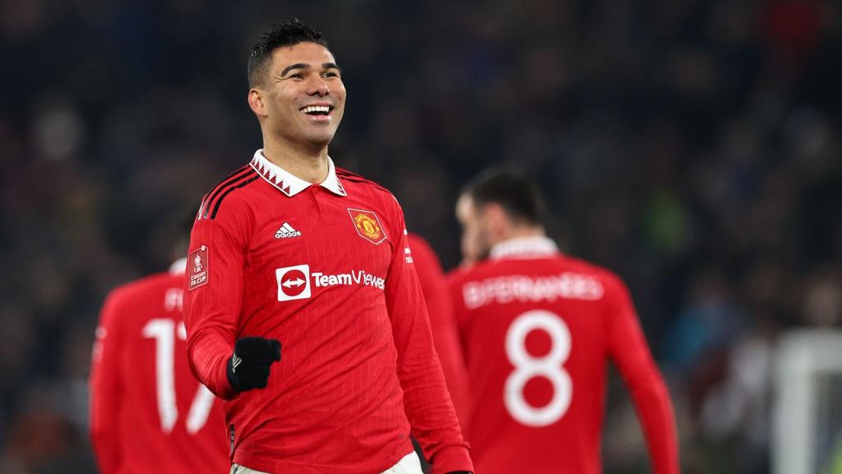 Casemiro menilai kesempatan untuk pindah ke Manchester United datang di saat yang tepat (Foto: Getty Images/Robbie Jay Barratt - AMA)