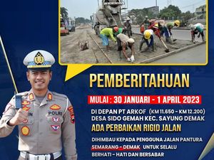 Info Lur! Perbaikan Jalan Pantura Dekat Tol Jembatan Sayung Demak Info Lur! Perbaikan Jalan Pantura Dekat Tol Jembatan Sayung Demak