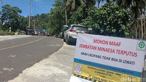 Potret Akses Jalan hingga Jembatan di Sulut Amblas gegara Hujan Deras