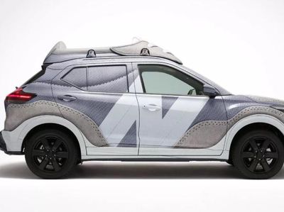 Penampakan Mobil Kolaborasi Nissan-New Balance, Mirip Sepatu Raksasa!
