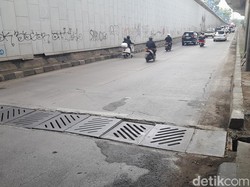 Tutup Got Rusak di Underpass Jl Sholis Bogor Bakal Diperbaiki Maret