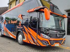 PO Haryanto Rilis 2 Bus Baru: Kombinasi Bodi Piala Mas dan Sasis Mercedes-Benz