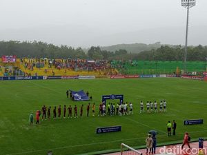 PSM Vs RANS Ditunda Sementara karena Hujan Deras