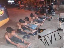 13 Remaja Bersenjata Tajam di Lhokseumawe Ditangkap Usai Bacok ABG