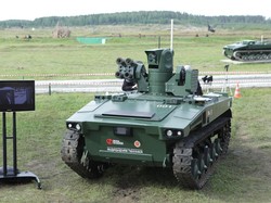 Halau Tank Barat di Ukraina, Rusia Siapkan Robot Tempur