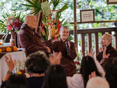 Biksuni Chan Kong Gelar Mindfulness di Ubud Bali