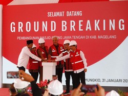 Masjid Agung Jateng di Magelang Ditargetkan Tuntas Akhir Tahun Ini