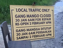 Dear Turis, Jalan Pintas Legendaris di Canggu Bakal Ditutup Sementara