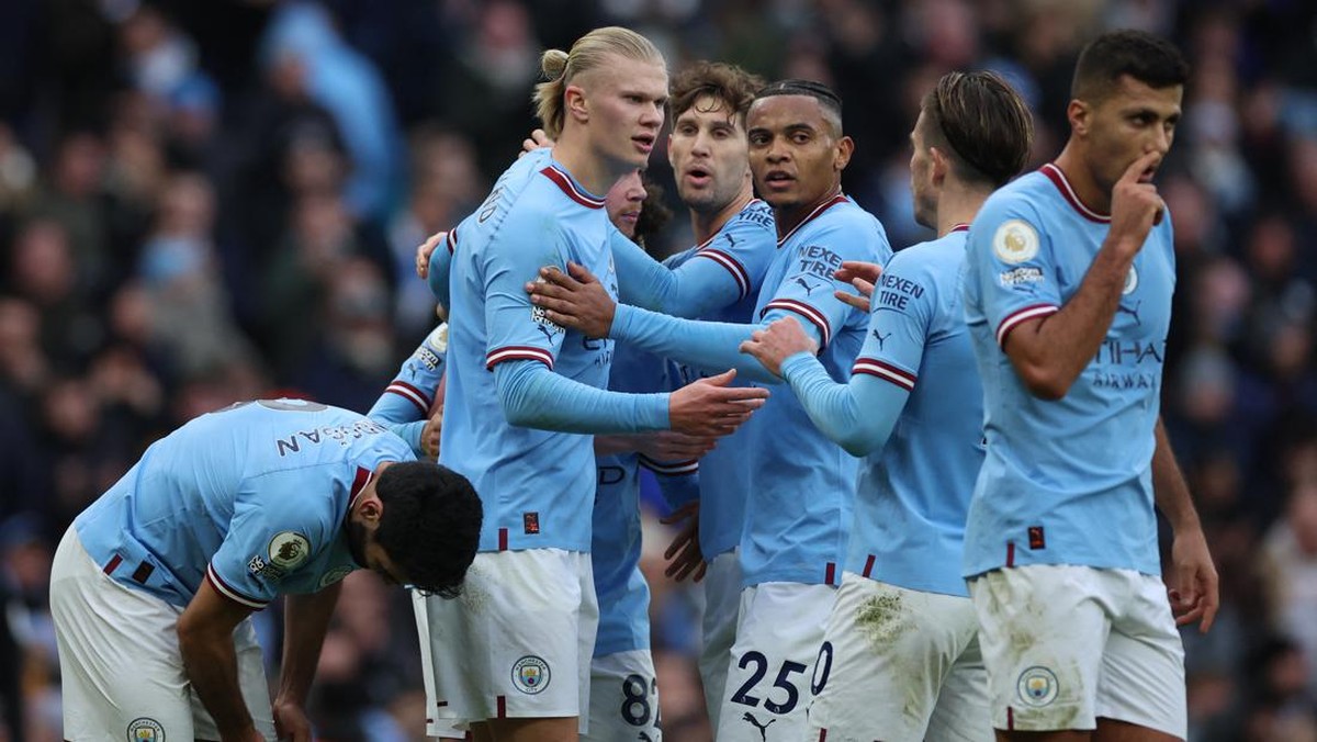 Manchester City membidik Februari yang sempurna. (Foto: REUTERS/PHIL NOBLE)