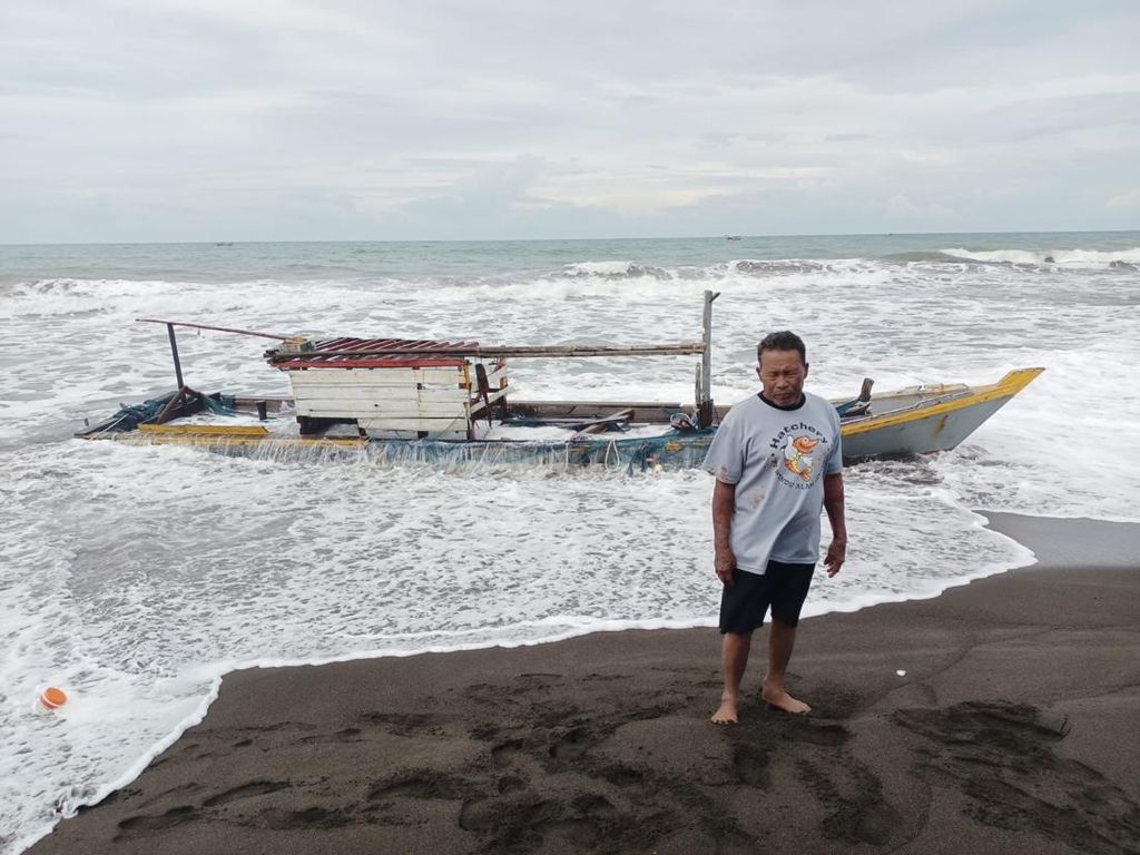 Nelayan Hilang di Cihara Lebak Ditemukan Terdampar di Perairan Tasikmalaya