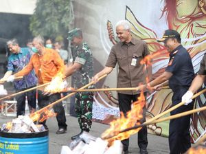 Pemprov Jateng Musnahkan 9,7 Juta Rokok Ilegal