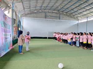 Relawan Srikandi Ganjar Gelar Turnamen Beauty Futsal di Cilegon