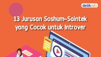 Infografis: 13 Jurusan Soshum-Saintek yang Cocok untuk Introver
