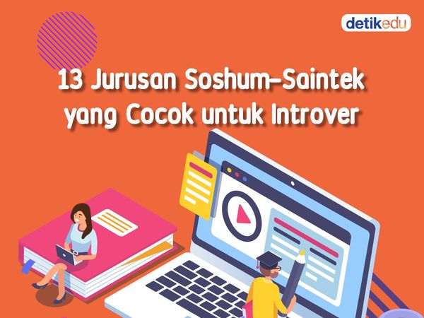 Infografis: 13 Jurusan Soshum-Saintek yang Cocok untuk Introver