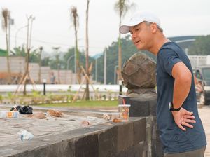 Cek Stadion Jatidiri, Ganjar Kaget Lihat Banyak Tumpukan Sampah