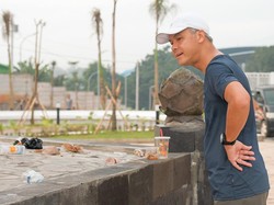 Cek Stadion Jatidiri, Ganjar Kaget Lihat Banyak Tumpukan Sampah