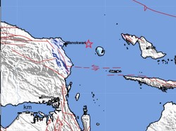 Gempa Bumi M 4,4 Guncang Pulau Numfor Papua, Berpusat di Laut Kedalaman 10 Km