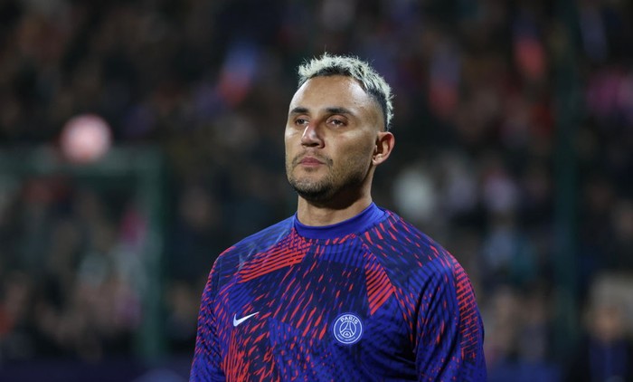  Keylor Navas of Paris Saint-Germain in action during the French Cup match between Chateauroux BFC and Paris Saint-Germain on January 06, 2023 in Chateauroux, France. (Photo by Xavier Laine/Getty Images)