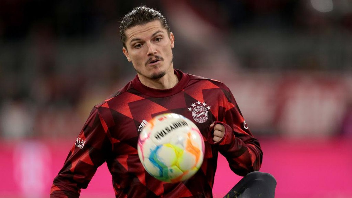 Marcel Sabitzer mendapat sanjungan dari eks manajer MU, Ralf Rangnick. (Foto: DeFodi Images via Getty Images/DeFodi Images)