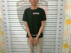 Tampang Suami Usai Cekik Istrinya hingga Tewas di Deli Serdang