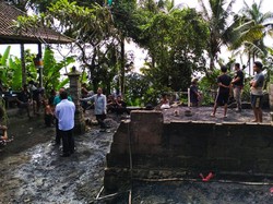 Dapur-Tempat Pembuatan Arak di Karangasem Terbakar