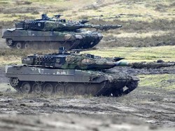 Rusia Rebut Tank Jerman-AS dalam Pertempuran di Ukraina