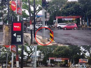Alasan Dishub Kota Malang Belokkan Guiding Block Terhalang Traffic Light