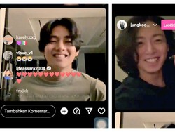 Hebohnya ARMY Saat Jungkook dan V BTS Live IG Bareng