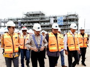 Progres Smelter Gresik Capai 51,7%, Airlangga: Ini Investasi Luar Biasa